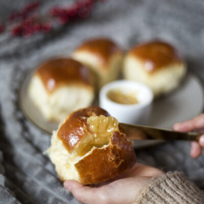 Biržų duona Plėšomos bandelės su sviestu „Brioche“